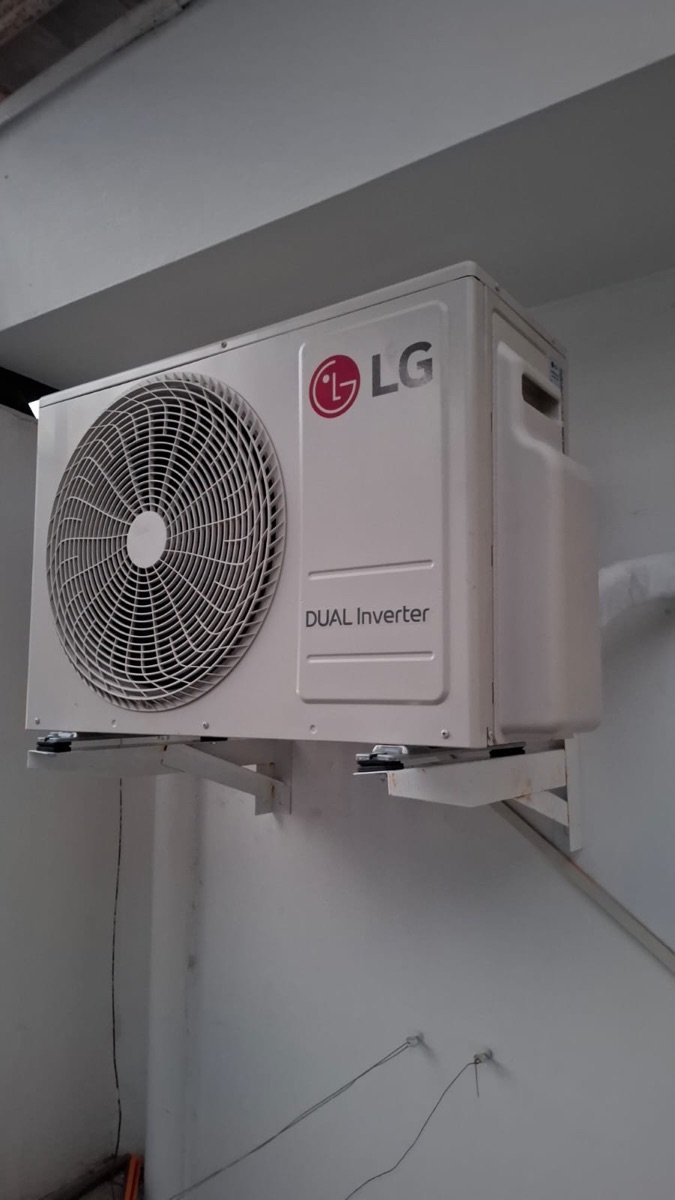 Instalação de unidade externa LG Dual Inverter