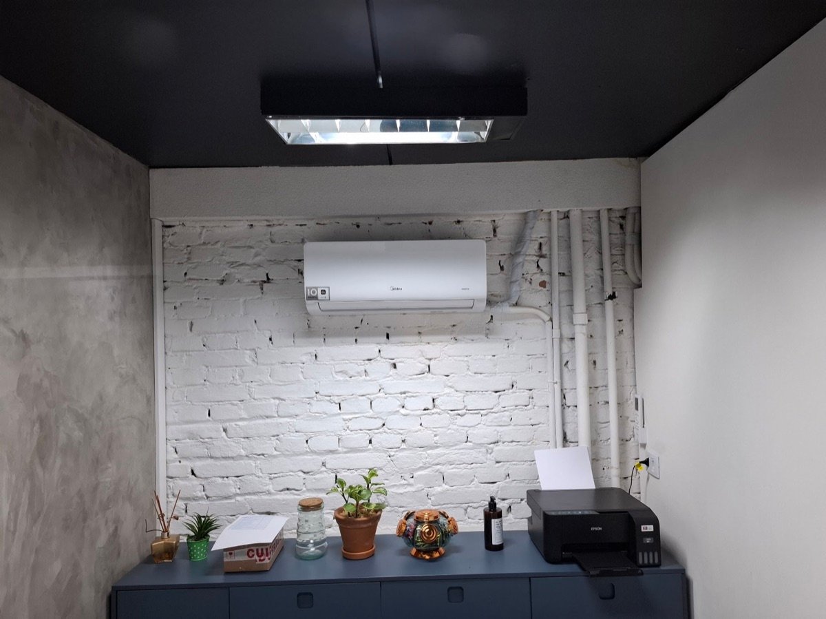 Instalação comercial Midea